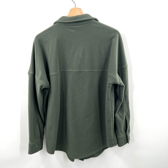 Mondetta oversized snap front shirt sage green outdoor gorpcore hiking work M - Picture 13 of 13